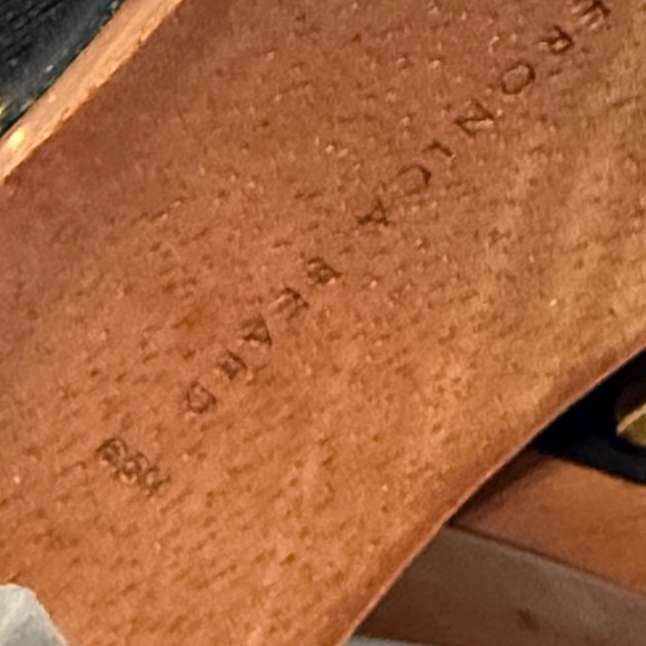 Veronica Beard Giles Leather Clogs platform horse bit size 6.5 NWOB - Picture 8 of 9